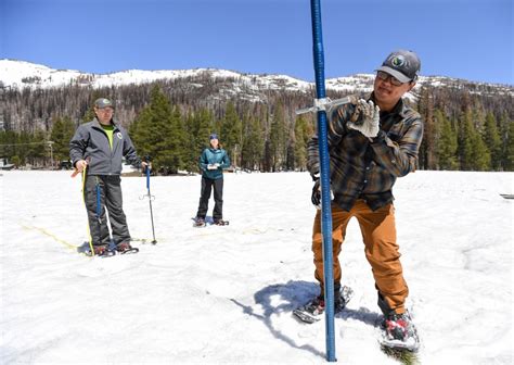 Latest statewide snow survey shows plenty of snow remains in Sierra Nevada